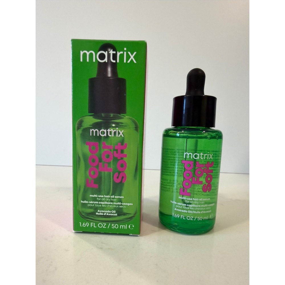 Matrix Food For Soft Multi-Use Hair Oil Serum with Avocado Oil 1.69oz Full Size